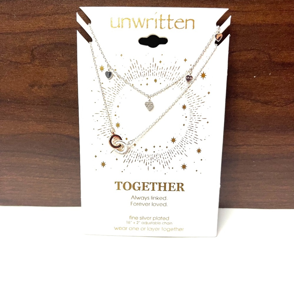 Unwritten Together 2-Piece Necklace Set